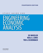 Book cover for Engineering Economic Analysis 14th Edition: Study Guide