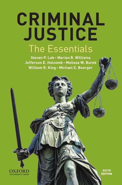 Book cover for Criminal Justice: The Essentials