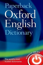 Book cover for Paperback Oxford English Dictionary