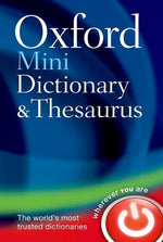 Book cover for Oxford Mini Dictionary and Thesaurus
