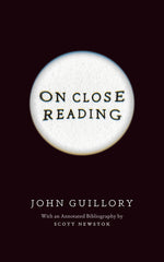 Book cover for On Close Reading