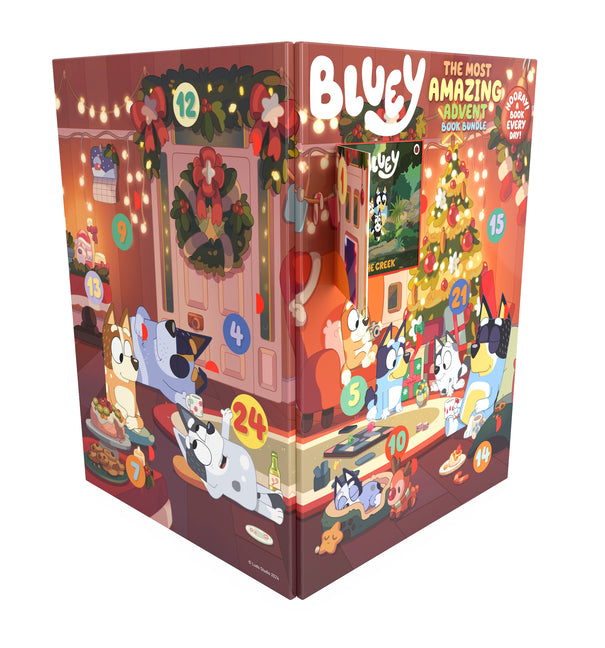 Book cover for Bluey: The Most Amazing Advent Calendar Book Bundle