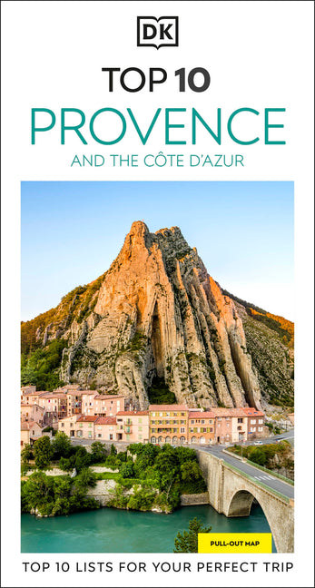 Book cover for DK Top 10 Provence and the Côte d'Azur: Top 10 Lists for Your Perfect Trip, Plus an All-Weather Folded Map
