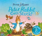 Book cover for Peter Rabbit Gets Stuck!: A Peter Rabbit Lift-The-Flap Tale