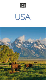 Book cover for DK USA: Must-See Sights. Culture & History. Detailed Maps & Tours. Covers New York, Los Angeles, Las Vegas,