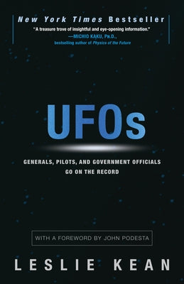 Book cover for UFOs: Generals, Pilots, and Government Officials Go on the Record