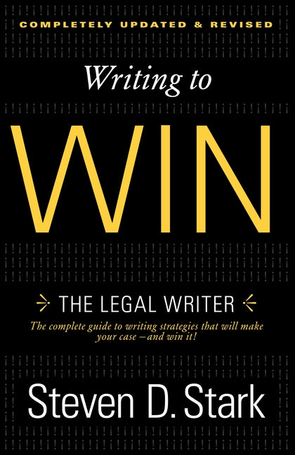 Book cover for Writing to Win: The Legal Writer