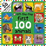 Book cover for First 100 Animals Lift-The-Flap: Over 50 Fun Flaps to Lift and Learn