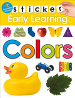 Book cover for Sticker Early Learning: Colors: With Reusable Stickers