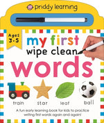 Book cover for My First Wipe Clean Words (Priddy Smart): A Fun Early Learning Book