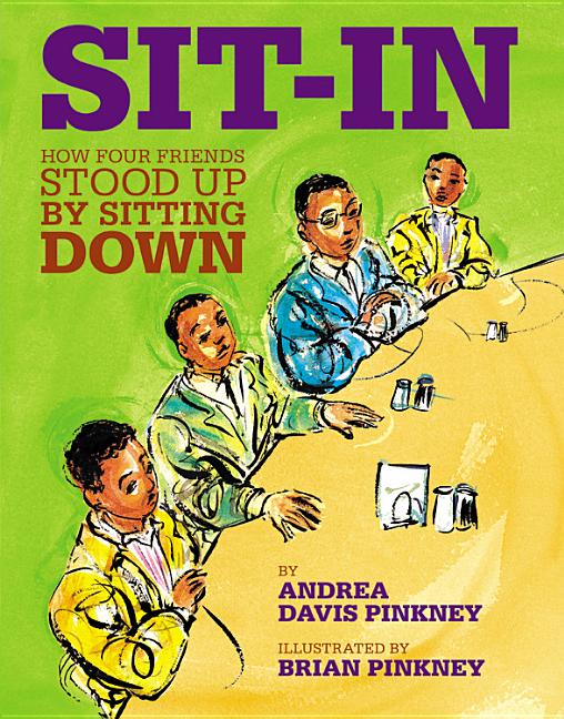 Book cover for Sit-In: How Four Friends Stood Up by Sitting Down
