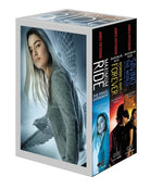Book cover for Maximum Ride Boxed Set: The Fugitives: The Angel Experiment/School's Out - Forever/Saving the World and Other Extreme Sports