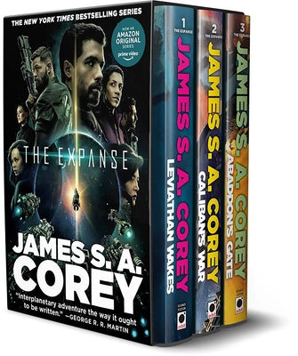 Book cover for The Expanse Hardcover Boxed Set: Leviathan Wakes, Caliban's War, Abaddon's Gate: Now a Prime Original Series