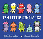Book cover for Ten Little Dinosaurs