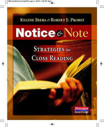 Book cover for Notice & Note: Strategies for Close Reading