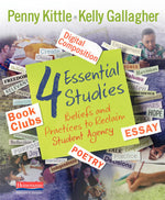 Book cover for 4 Essential Studies: Beliefs and Practices to Reclaim Student Agency