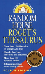 Book cover for Random House Roget's Thesaurus (Revised)