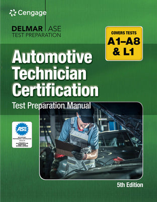 Book cover for Automotive Technician Certification Test Preparation Manual A-Series