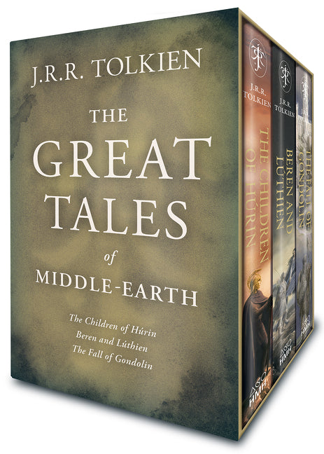 Book cover for Great Tales of Middle-Earth Box Set: The Children of Húrin, Beren and Lúthien, and the Fall of Gondolin