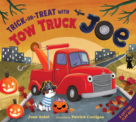 Book cover for Trick-Or-Treat with Tow Truck Joe Lift-The-Flap Board Book
