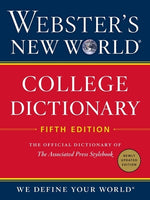 Book cover for Webster's New World College Dictionary, Fifth Edition