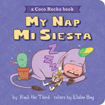 Book cover for My Nap, Mi Siesta: A Coco Rocho Book (Bilingual English-Spanish)