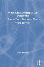 Book cover for What Great Principals Do Differently: Twenty Things That Matter Most