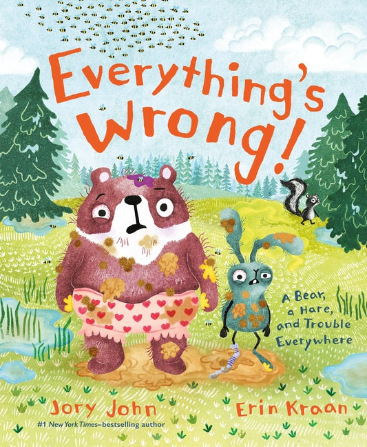 Book cover for Everything's Wrong!: A Bear, a Hare, and Trouble Everywhere