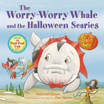 Book cover for Worry-Worry Whale and the Halloween Scaries