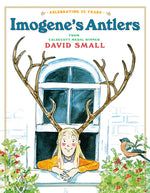 Book cover for Imogene's Antlers: A Christmas Book for Kids
