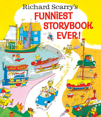 Book cover for Richard Scarry's Funniest Storybook Ever!