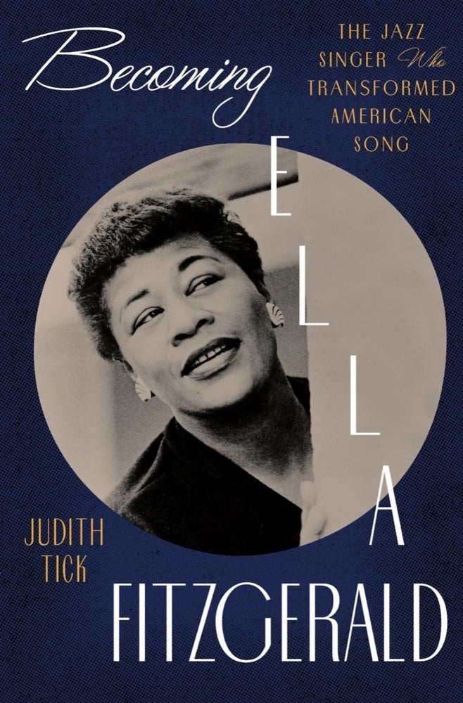 Book cover for Becoming Ella Fitzgerald: The Jazz Singer Who Transformed American Song