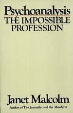 Book cover for Psychoanalysis: The Impossible Profession