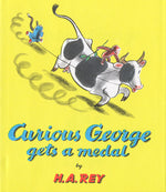 Book cover for Curious George Gets a Medal