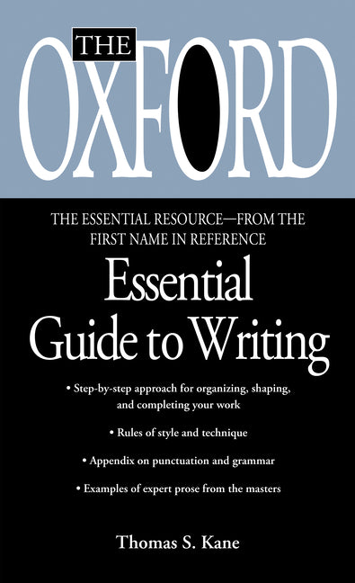 Book cover for Oxford Essential Guide to Writing