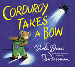 Book cover for Corduroy Takes a Bow