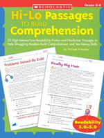 Book cover for Hi-Lo Passages to Build Comprehension: Grades 5?6: 25 High-Interest/Low Readability Fiction and Nonfiction Passages to Help Struggling Readers Build C