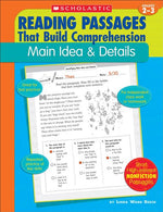 Book cover for Reading Passages That Build Comprehension: Main Idea and Details Grades 2-3