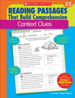 Book cover for Reading Passages That Build Comprehension: Context Clues Grades 2-3