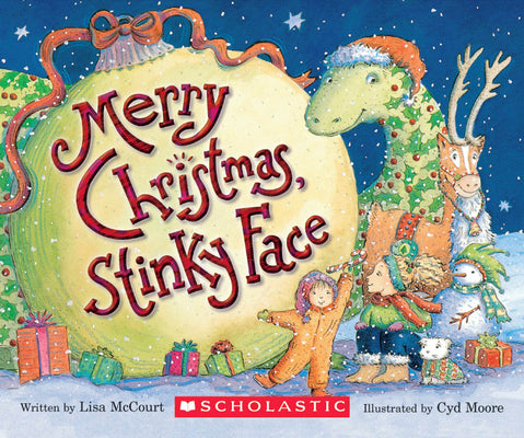Book cover for Merry Christmas, Stinky Face