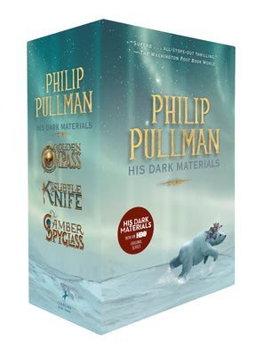 Book cover for His Dark Materials 3-Book Paperback Boxed Set: The Golden Compass; The Subtle Knife; The Amber Spyglass