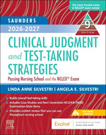 Book cover for Saunders 2026-2027 Clinical Judgment and Test-Taking Strategies: Passing Nursing School and the Nclex(r) Exam