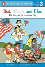 Book cover for Red, White, and Blue: The Story of the American Flag