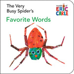 Book cover for Very Busy Spider's Favorite Words: A Mini-Board Book