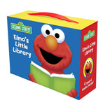 Book cover for Elmo's Little Library (Sesame Street): Elmo's Mother Goose; Elmo's Tricky Tongue Twisters; Elmo Says; Elmo's ABC Book