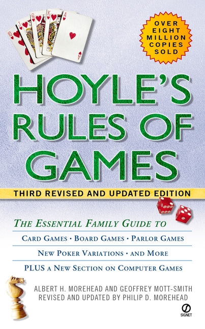 Book cover for Hoyle's Rules of Games: The Essential Family Guide to Card Games, Board Games, Parlor Games, New Poker Variations, and More