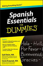 Book cover for Spanish Essentials for Dummies