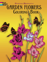 Book cover for Garden Flowers Coloring Book