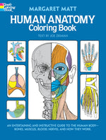 Book cover for Human Anatomy Coloring Book