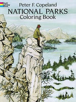 Book cover for National Parks Coloring Book
